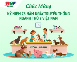 Chúc mừng Ngày Truyền thống Ngành Thú y Việt Nam 11.7.2023